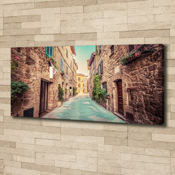 Canvas wall art Italian streets