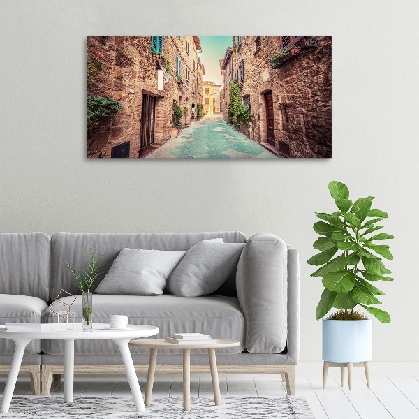 Canvas wall art Italian streets