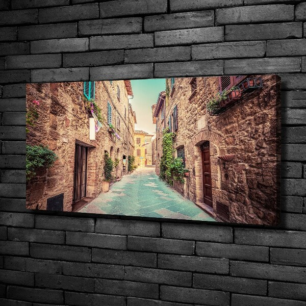 Canvas wall art Italian streets