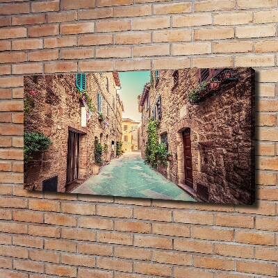 Canvas wall art Italian streets