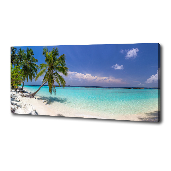 Canvas wall art Panorama of the beach