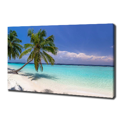 Canvas wall art Panorama of the beach