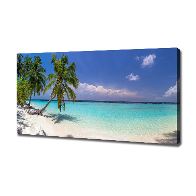 Canvas wall art Panorama of the beach