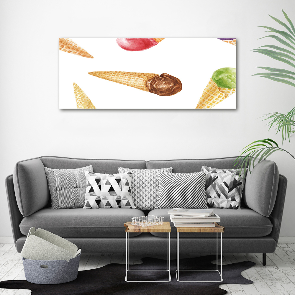 Canvas wall art Ice-cream