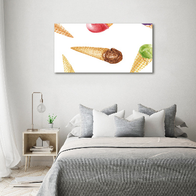 Canvas wall art Ice-cream