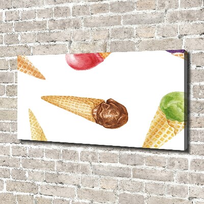 Canvas wall art Ice-cream