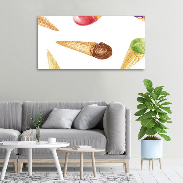 Canvas wall art Ice-cream