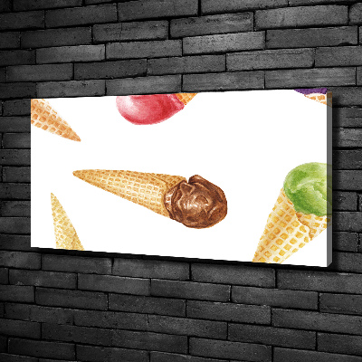 Canvas wall art Ice-cream