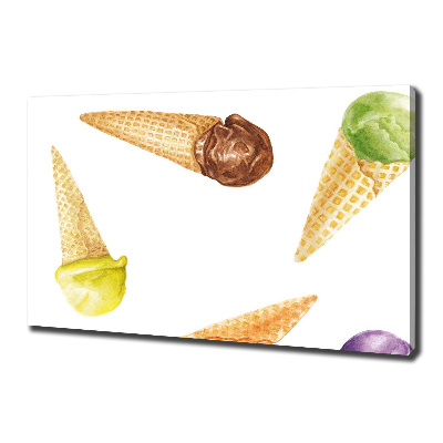 Canvas wall art Ice-cream