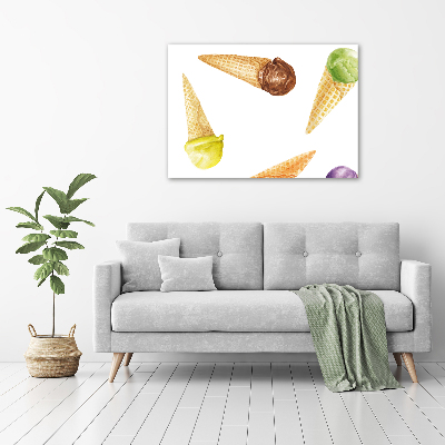 Canvas wall art Ice-cream