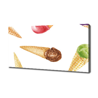 Canvas wall art Ice-cream