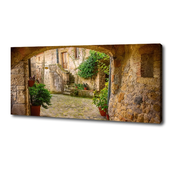 Canvas wall art Charming street