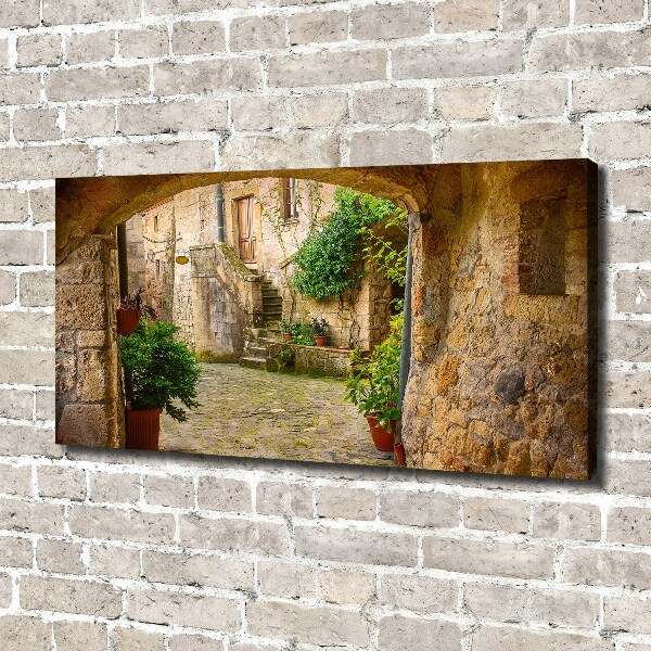 Canvas wall art Charming street