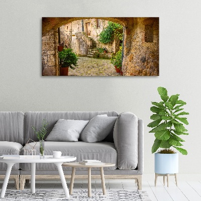 Canvas wall art Charming street