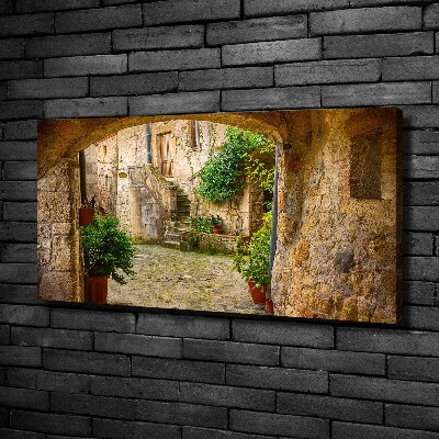 Canvas wall art Charming street