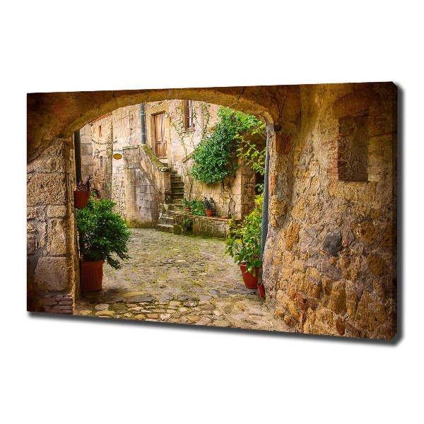 Canvas wall art Charming street