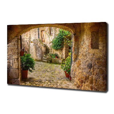 Canvas wall art Charming street