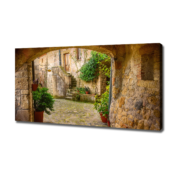 Canvas wall art Charming street