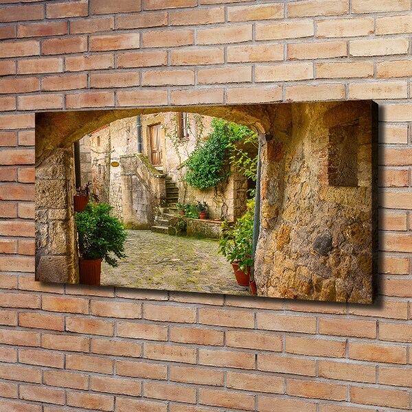 Canvas wall art Charming street