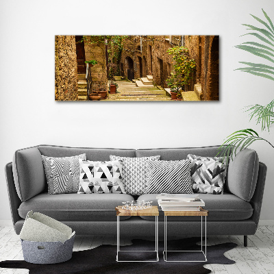 Canvas wall art Italian streets