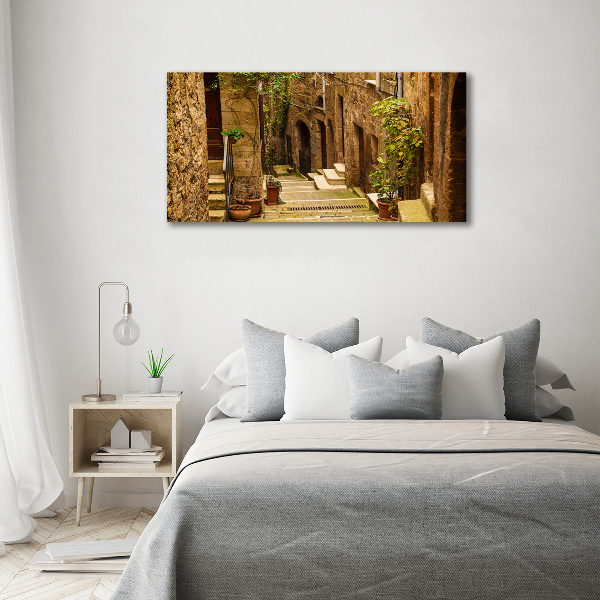 Canvas wall art Italian streets