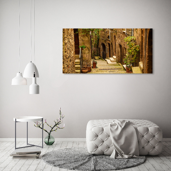 Canvas wall art Italian streets