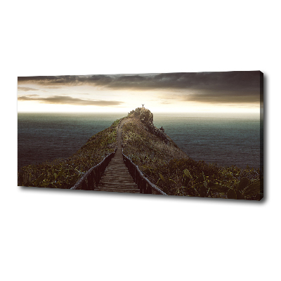 Canvas wall art Path on the rock