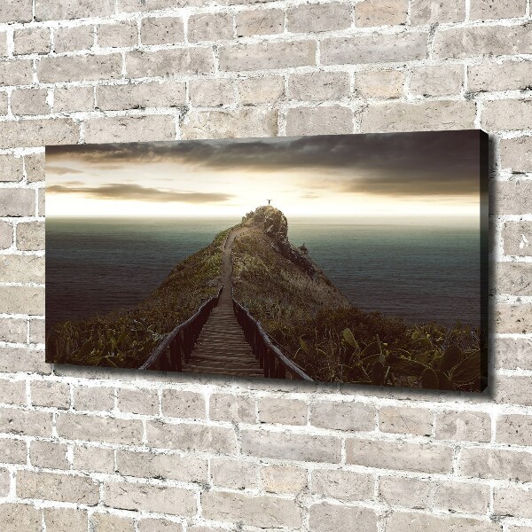 Canvas wall art Path on the rock