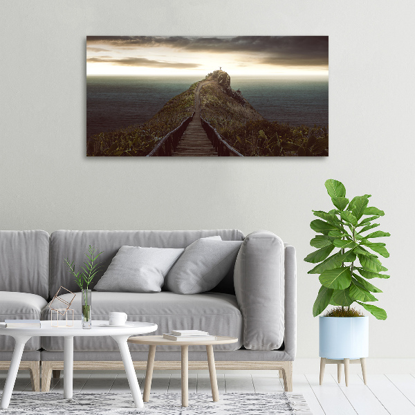 Canvas wall art Path on the rock