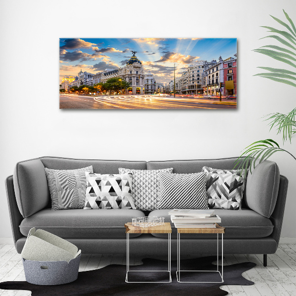 Canvas wall art Madrid of Spain