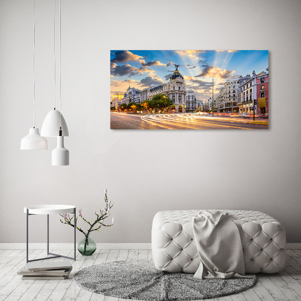 Canvas wall art Madrid of Spain