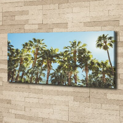 Canvas wall art High palm trees