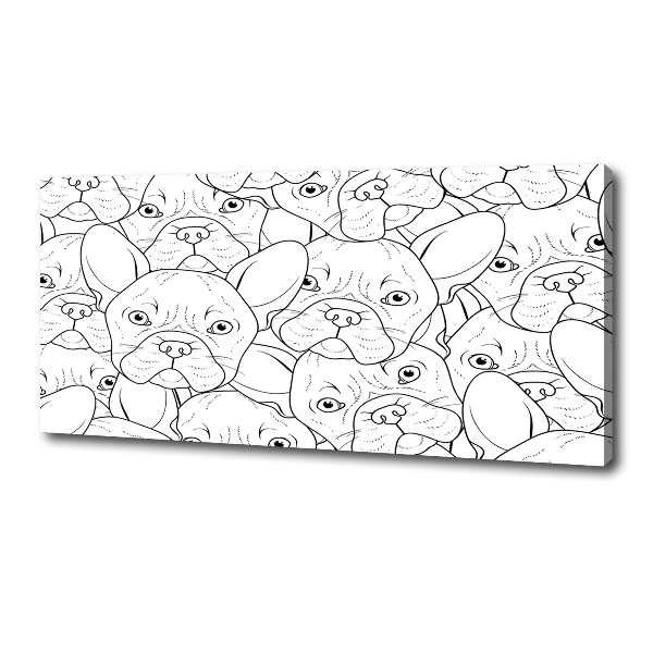 Canvas wall art French Bulldogs