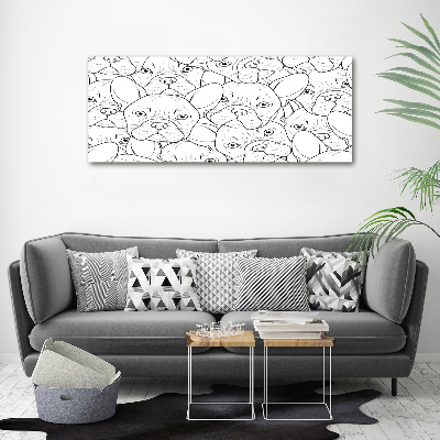 Canvas wall art French Bulldogs