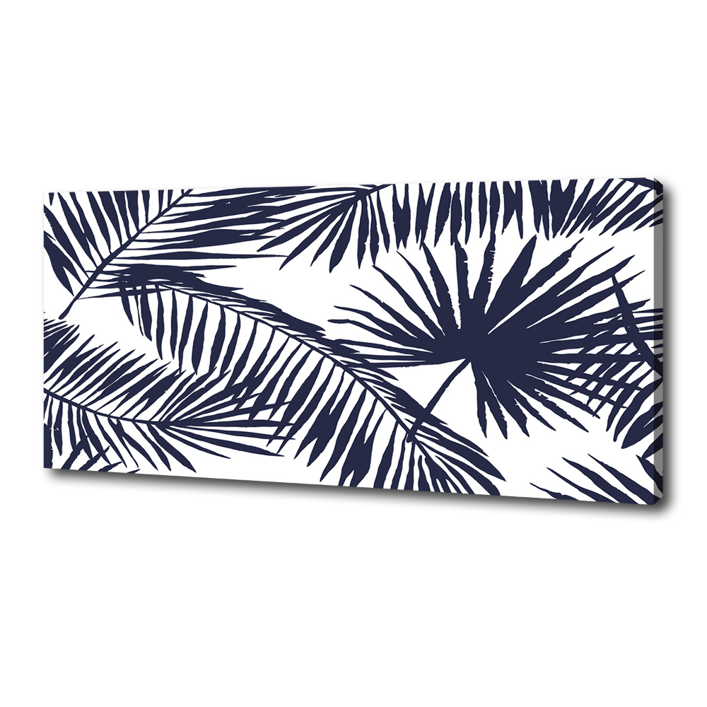 Canvas wall art Palm leaves