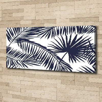 Canvas wall art Palm leaves