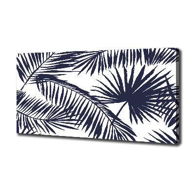 Canvas wall art Palm leaves