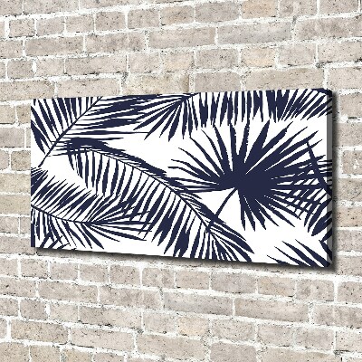 Canvas wall art Palm leaves