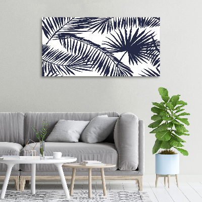 Canvas wall art Palm leaves