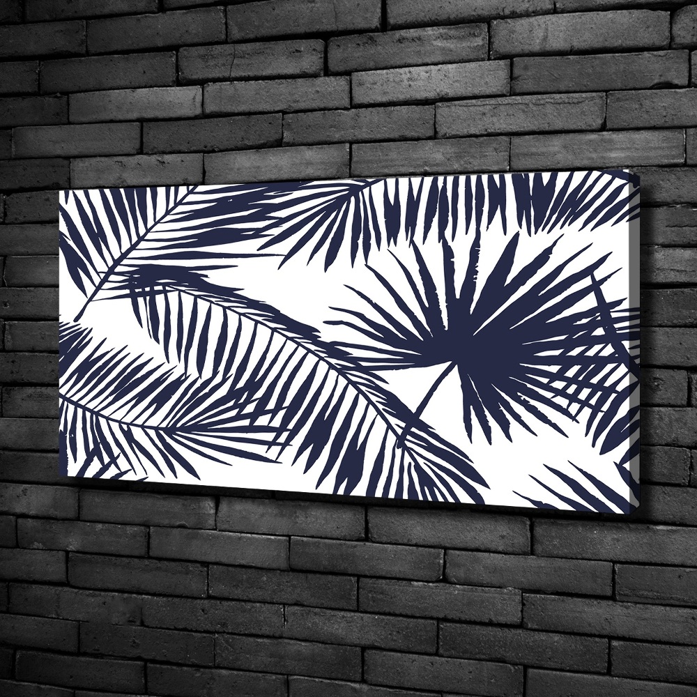 Canvas wall art Palm leaves