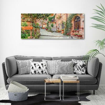 Canvas wall art Italian streets