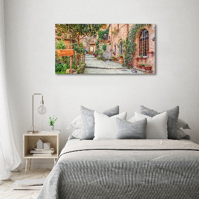 Canvas wall art Italian streets