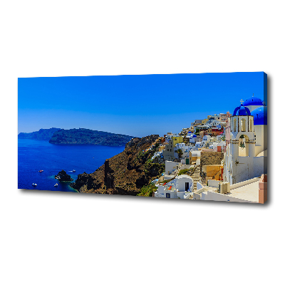 Canvas wall art Santoryn Greece