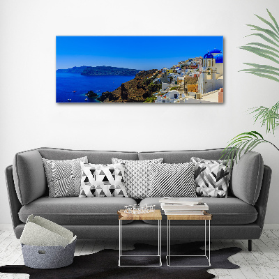 Canvas wall art Santoryn Greece