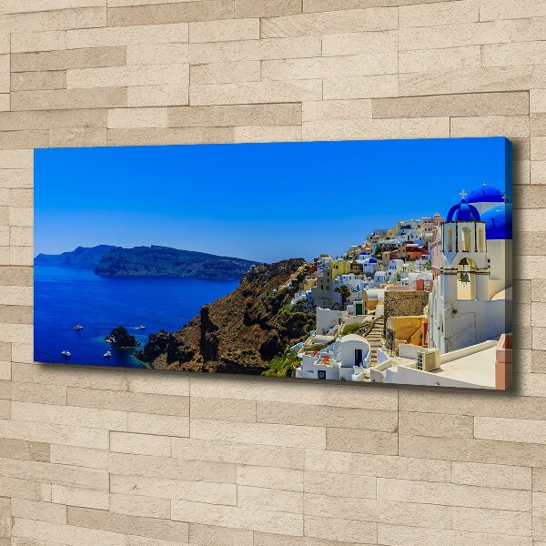 Canvas wall art Santoryn Greece