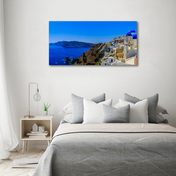 Canvas wall art Santoryn Greece