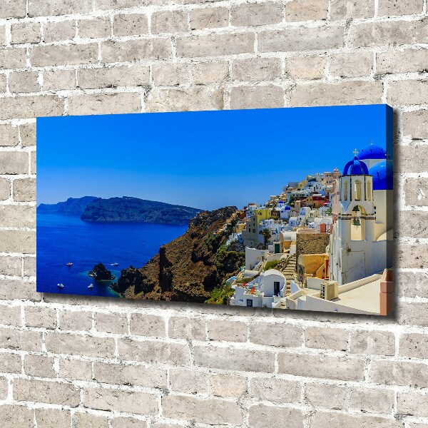 Canvas wall art Santoryn Greece