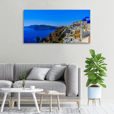 Canvas wall art Santoryn Greece