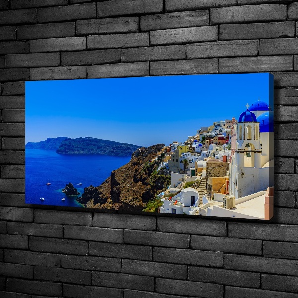 Canvas wall art Santoryn Greece