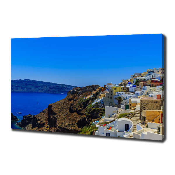 Canvas wall art Santoryn Greece